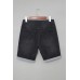 Black Distressed Low-rise Men's Denim Shorts