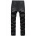 Men's Splash Paint Distressed Slim-fit Jeans