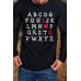 Men's Heart Letter Print Slim-fit Long Sleeve T-shirt