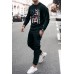 American Flag Long Sleeve Top and Joggers Men's Sports Suit