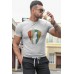 Gray Black 1961 Classic Striped Guitar Color Block Men's Graphic Tee