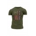 Green Vintage USA Flag 1776 Patriotic Mens T Shirt